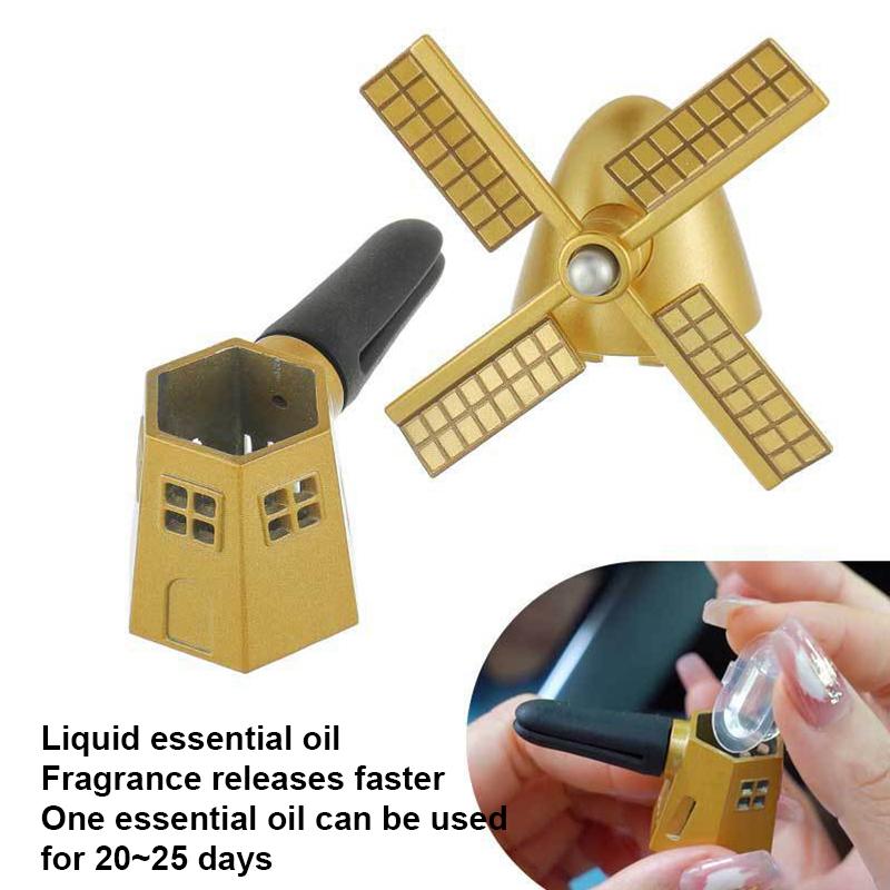 Air Freshener For Car Windmill House Shape Air Freshener For Cars Perfume Fragrance Accessories Multifunctional Decorative