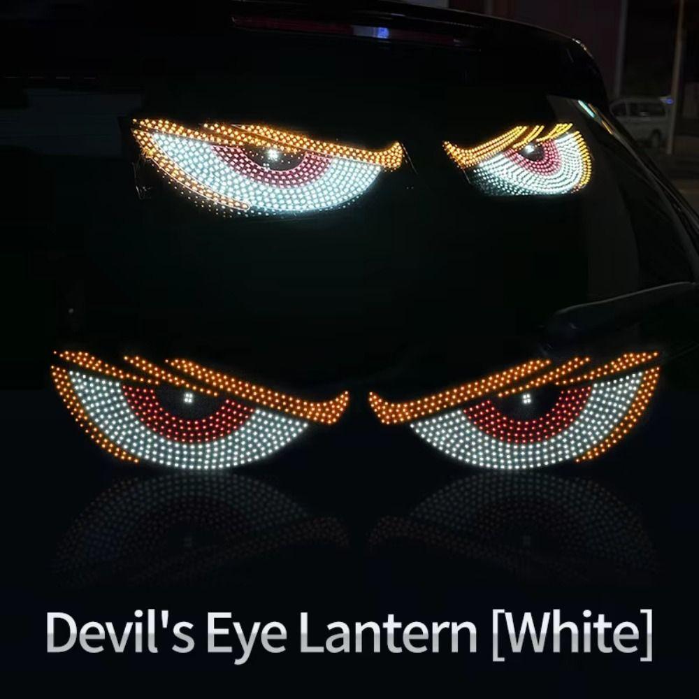 LED Display Devil Eyes Light Matrix Pixel Panel Truck Devil's Eye Light Front and Rear Windshield