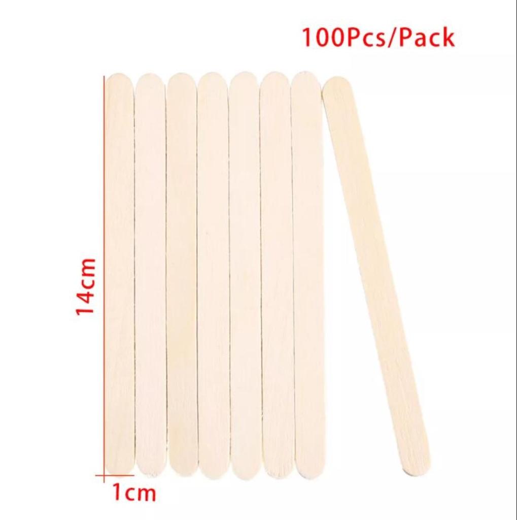 50/100/150 Piezas Herramienta de Resina Palo Removedor Epoxi Palo de Helado de Paleta Hecho a Mano DIY Molde de Resina Herramientas para Hacer Palitos de Hielo de Madera