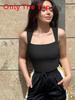 Seamless Black Polyester Yoga Jumpsuit With Tummy Control For Workout And Lounge