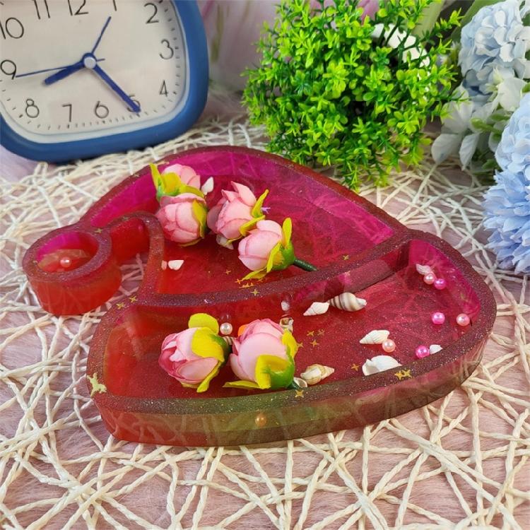 Creative Resin Art Moulds Silicone Craft Molds Christmas Hat Shape Jewelry Tray Molds Unique Plate Mold Silicone Texture