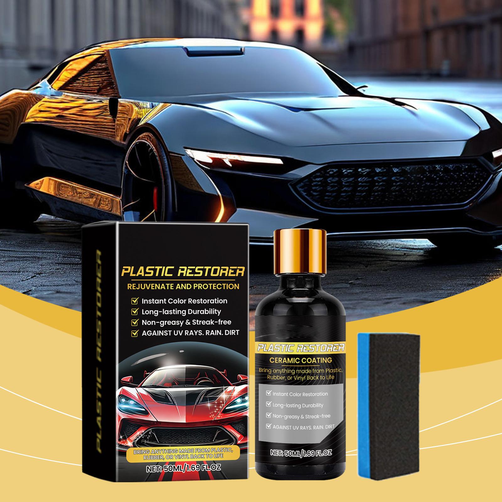 

Car Ceramic Coating Plastic Refurbisher Anti-scratch Gloss Enhancing Car Paint Maintenance And Agent 50ML One Size