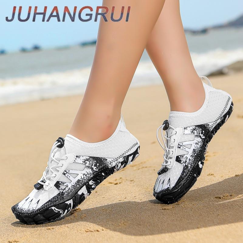 Men Aqua Shoes Breathable Sport Shoe Quick Dry River Sea Shoes Wading Water Shoe for Women Barefoot Beach Shoe Sneaker Anti-slip