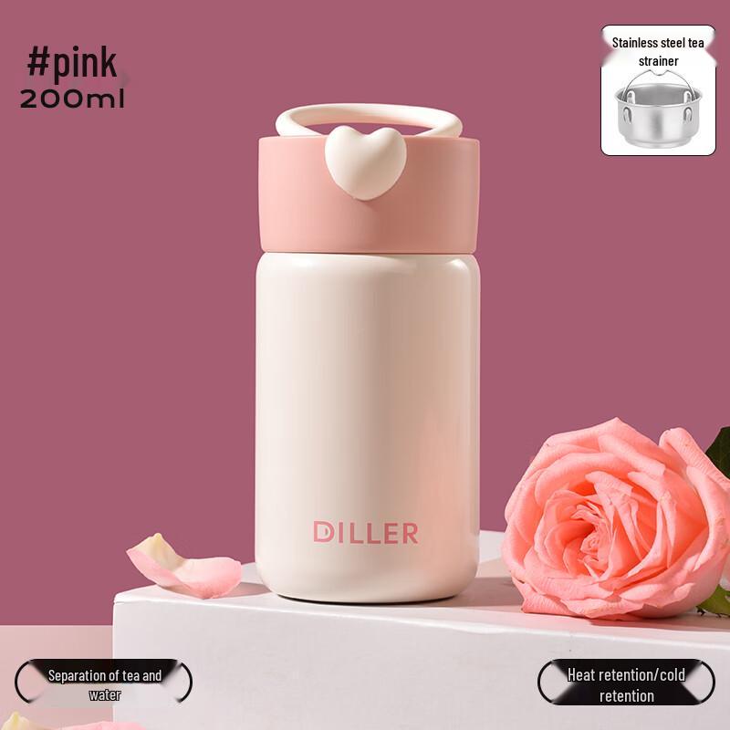 Diller 316 Stainless Steel Cute & Compact Women s Insulated Thermos