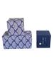 FONYUHUA Cut Glass Pair Chrysanthemum Pattern Rock Glasses Gift Set 240cc