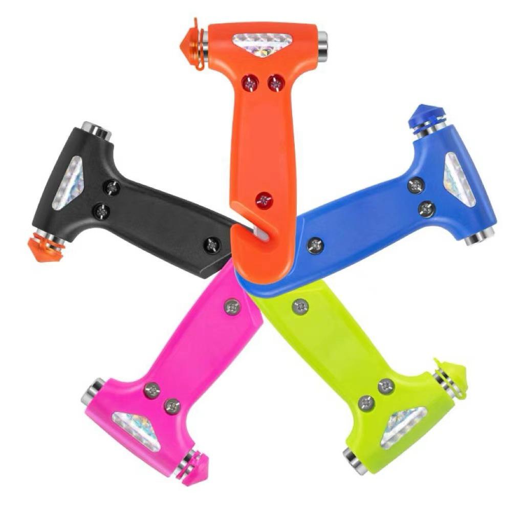 2-in-1 Car Safety Hammer with Window Breaker & Cutter