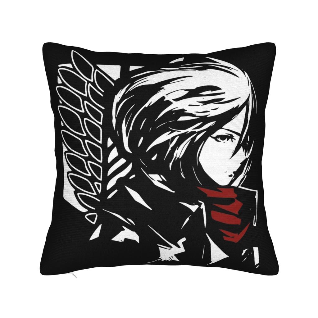 Armin Arlert Attack on Titan Kissenbezug Druckstoff Kissenbezug Dekorative Kissenhülle Sitzfläche Quadratisch 40*40cm