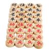 32Pcs Chinese Chess Pieces Supplies Strategy Travel Casual Game