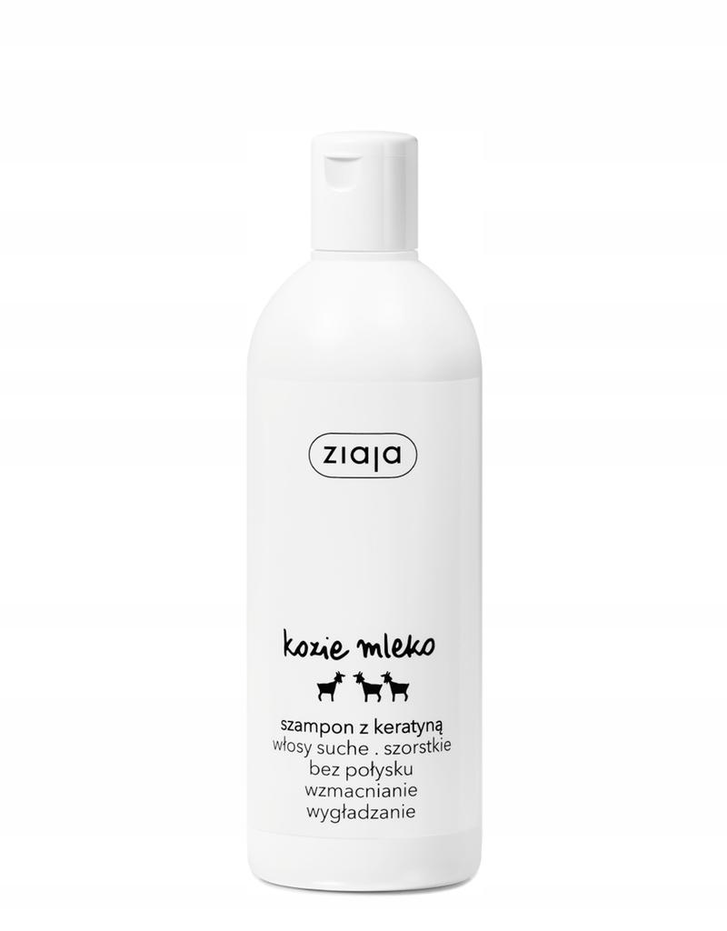 Ziaja Goat' Milk Shampoo With Keratin, Strengthening, 400
