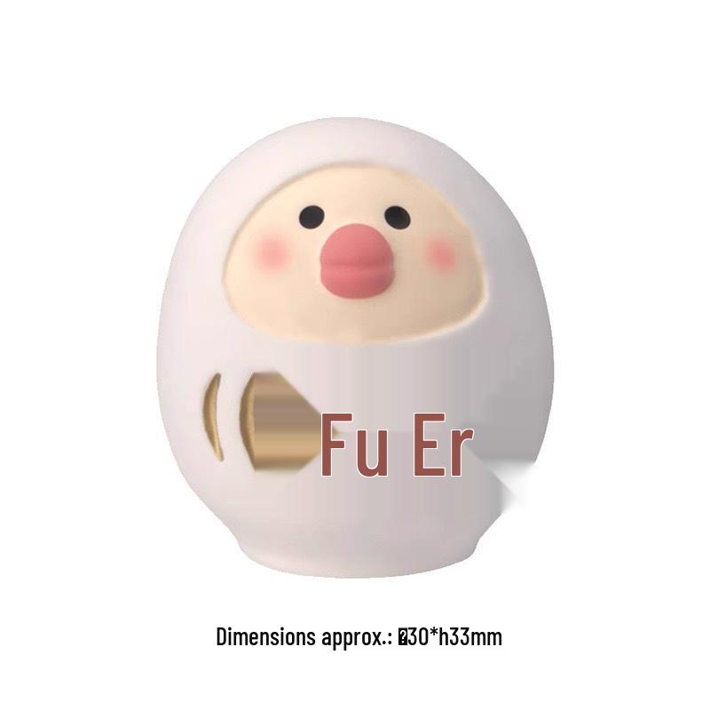 Japanese Zakka Miniature Beckoning Cat: New Year Good Luck Mascot Resin Ornament