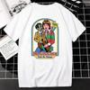 Nostalgia 90s Vintage Tshirt Women Scary Cartoon Tops Classic Satan Horror Demon Graphic Tops Hell Reaper Tee Dropshipping