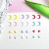 New Nail Art Resin Star Moon Ornaments Mini Small Macaron Nails DIY Phone Case Decoration