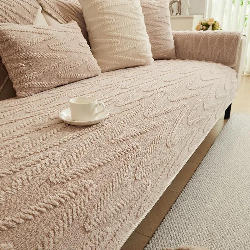 

Хлопковый бархат, теплый диван, подушка, современный, легкий, роскошный, утолщенный, плюшевый, новый, зимний, кожаный, чехол для дивана, полотенце 70x70