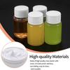 Set of 60 Plastic Bottles with Lids 15ml Capacity Transparent Dispenser Bottles Liquid Storage and Dispensing Bottle
