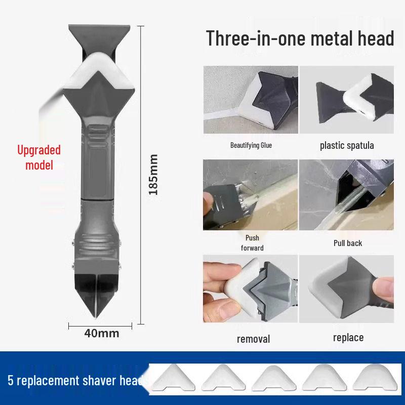 Multi-Functional Grout & Glue Removal Tool