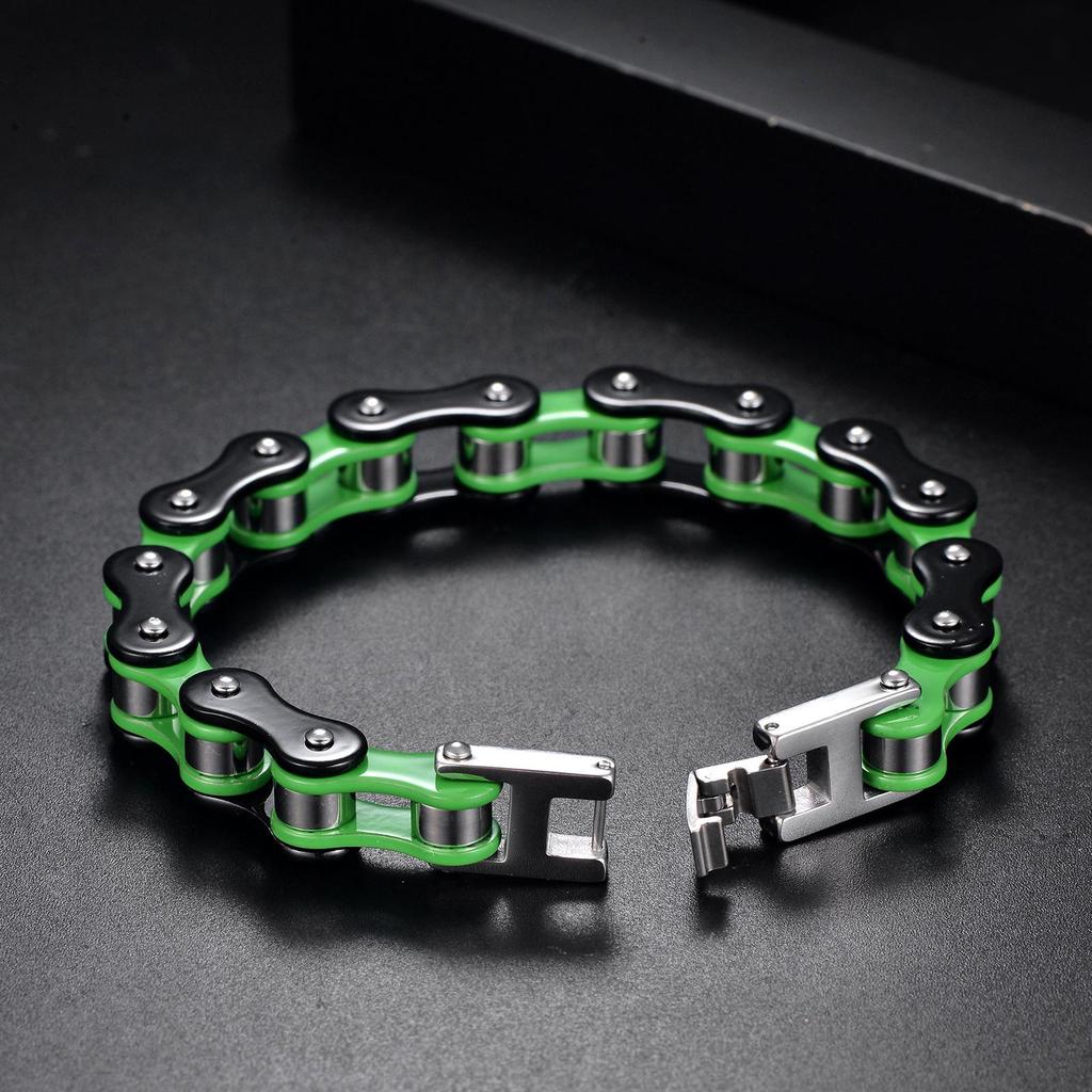 Unisex Rock Hip Hop Motorcycle Chain Bracelet
