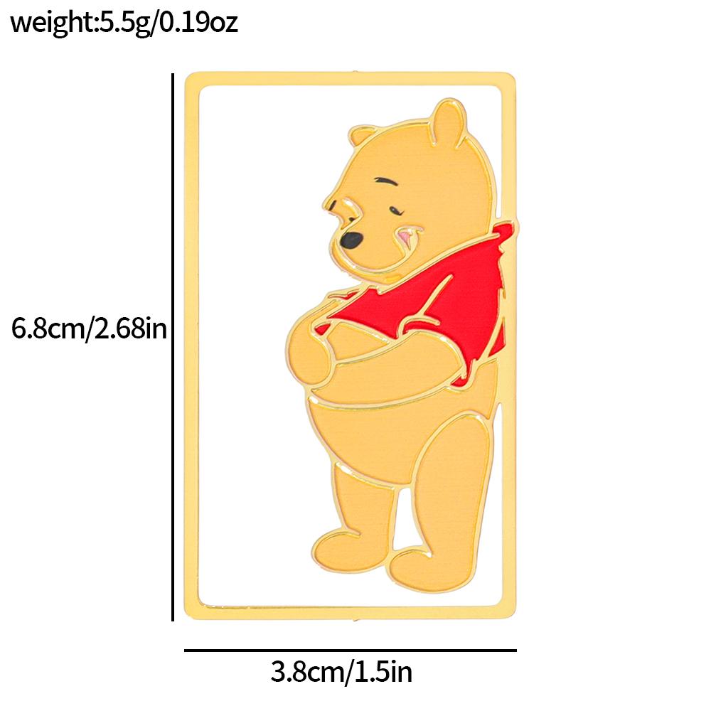 

MINISO Милые Металлические Закладки с Мультяшными Персонажами Очаровательный Дизайн Тигренка и Поросенка Идеальный Подарок для Любителя Книг