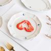 ZISIZ Swallow Embossed Ceramic Plate