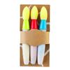 Set di Pennelli Vivaci per Gesso da Marciapiede Facile da Usare Non Tossico Materiali per Street Art per Bambini Insegnanti e Artisti all'Aperto