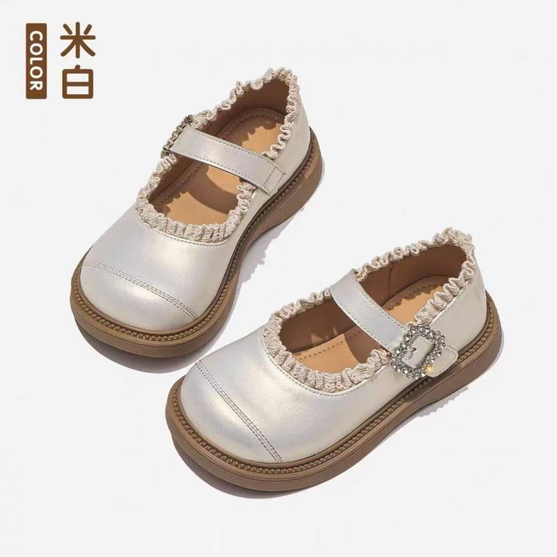 Girls Black Mary Jane Shoes Formal Occasions Soft Sole Comfortable Princess Style School Dress