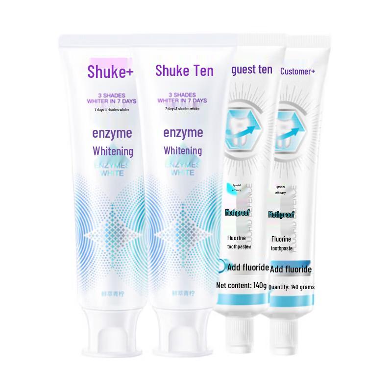 

Shuke Enzyme Whitening & Fresh Breath Toothpaste Set