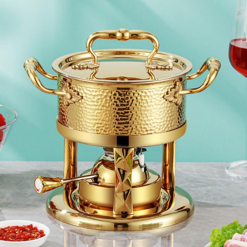 Wutuo Stainless Steel Mini Hot Pot with Portable Gas Stove
