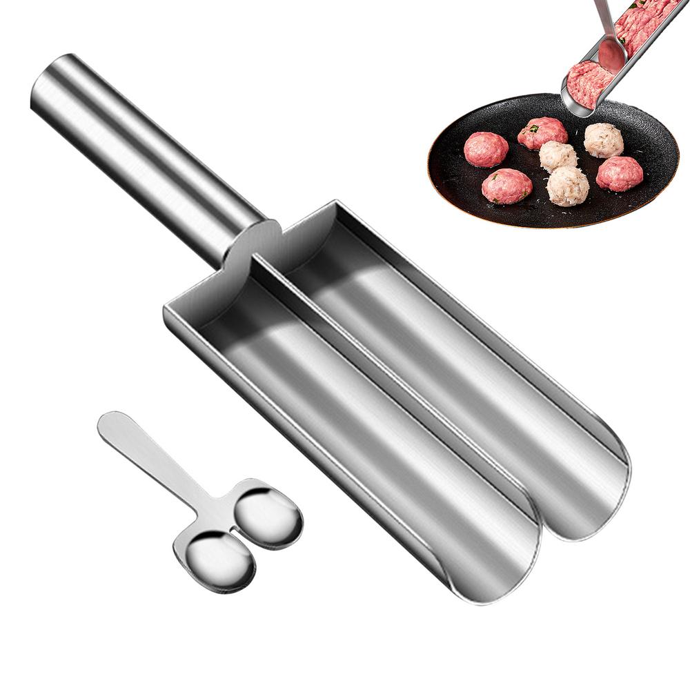 

Meatball Machine Stainless Steel Kitchen Manual Meatball Maker Food Grade Meatball Machine Portable Cookie Dough Meatball Mold