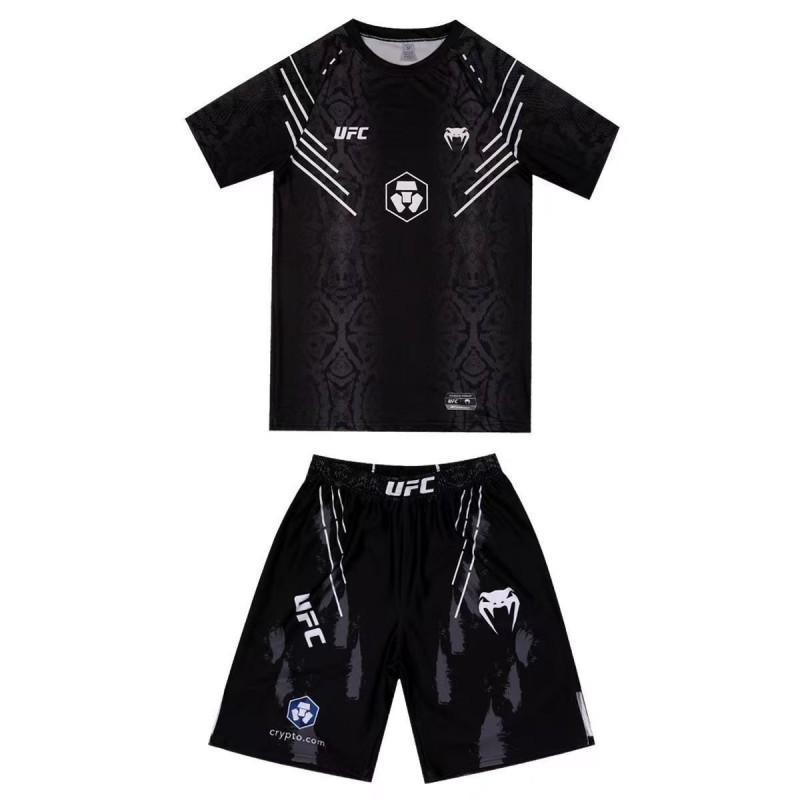 Mens MMA Training Suit Short Sleeve