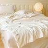A-Class Pure Cotton Double-Layer Crinkled Gauze Embroidered Summer Quilt & Blanket