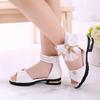 Children's Sandals 2024 Summer New Sweet Princess Fashion Shoes Girls’ Soft Sole Korean Style Roman Shoes Elegant Temperament