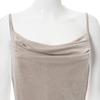 QICED Women's Spring Solid Color Halter Neck Swing High Waisted Spice Girl Dress