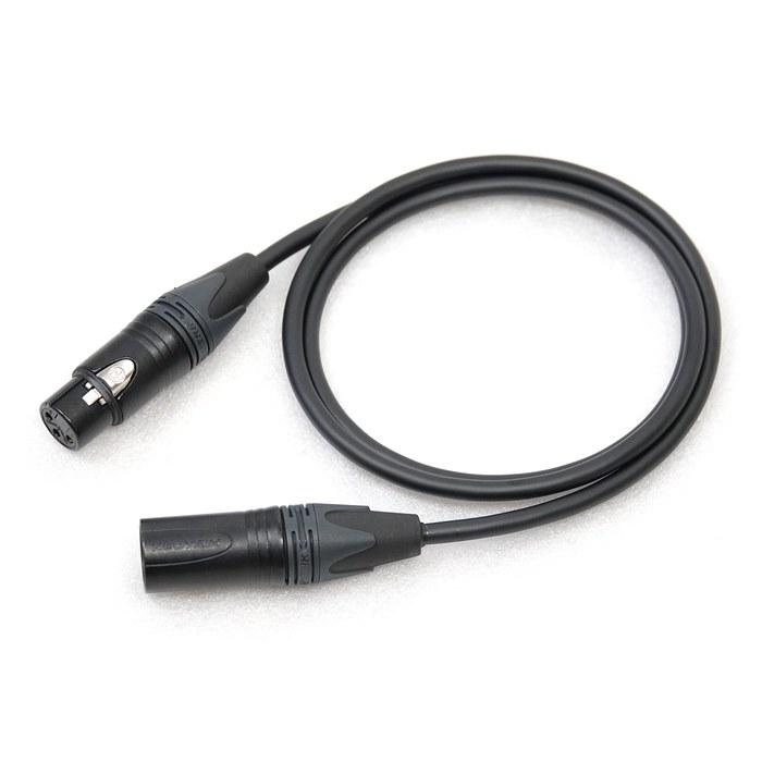 ONKODO XLR Microphone Cable NEUTRIK Gold 1m Black