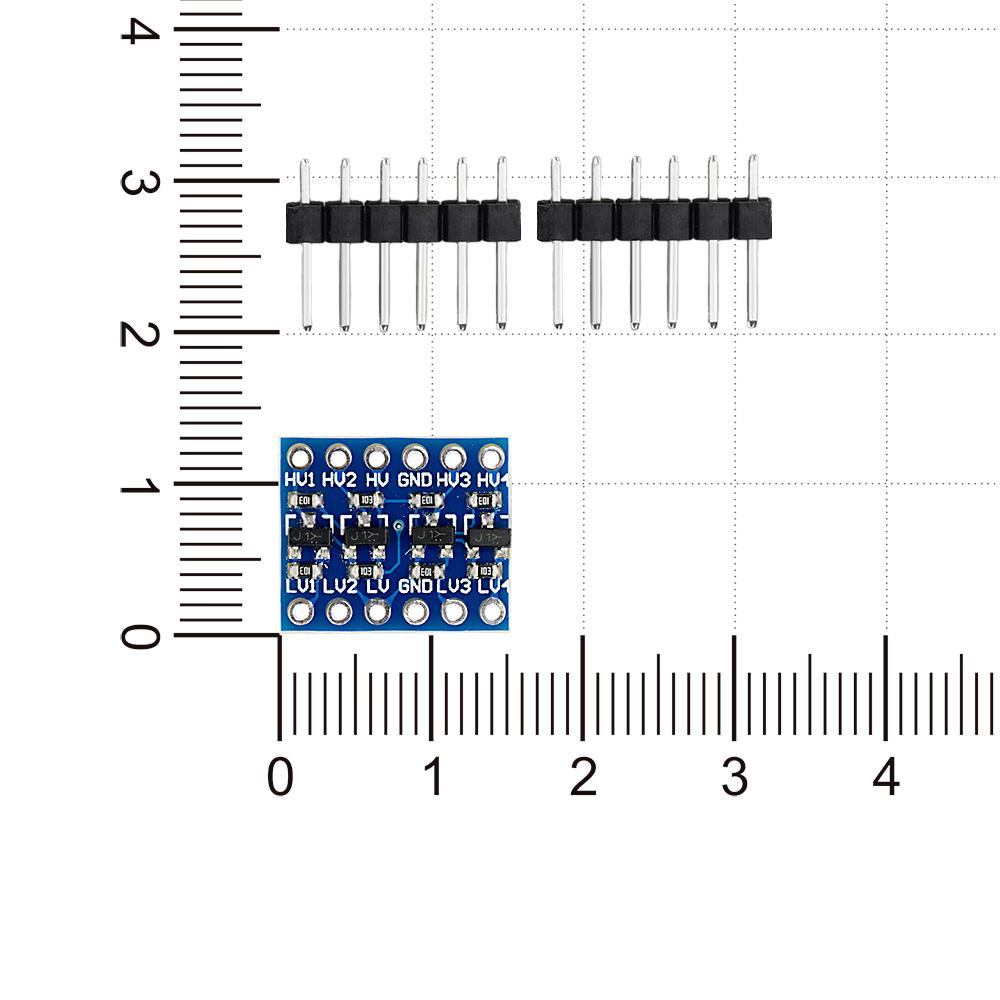 5/10pcs 4MOS Transistor Level Conversion Module 3V and 5V 4 Channels Logic Level 4 Way Bi-Directional Module High Speed Shifter