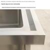 Heavy-Duty Commercial Stainless Steel Double Sink with Workstation