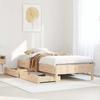 VidaXL Bed Frames 75x190 Cm Solid Pine Wood, Bedroom Furniture, Bed Base, Wooden Bed, Bed, Single Bed, Frame 3301734