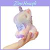 Unicorn Plush Keychain With Bow Decoration And Bright Colors For Kids And Collectors