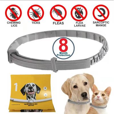 Obojek proti komárům proti parazitům Obojek proti blechám vhodný pro malé velké psy a kočky Stahovací obojek pro psy