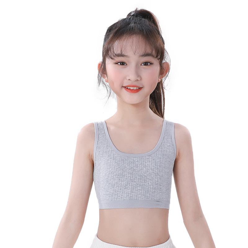 Anti-Protrusion Developmental Underwear: Girls' Tank Tops and Teen Bras for Students