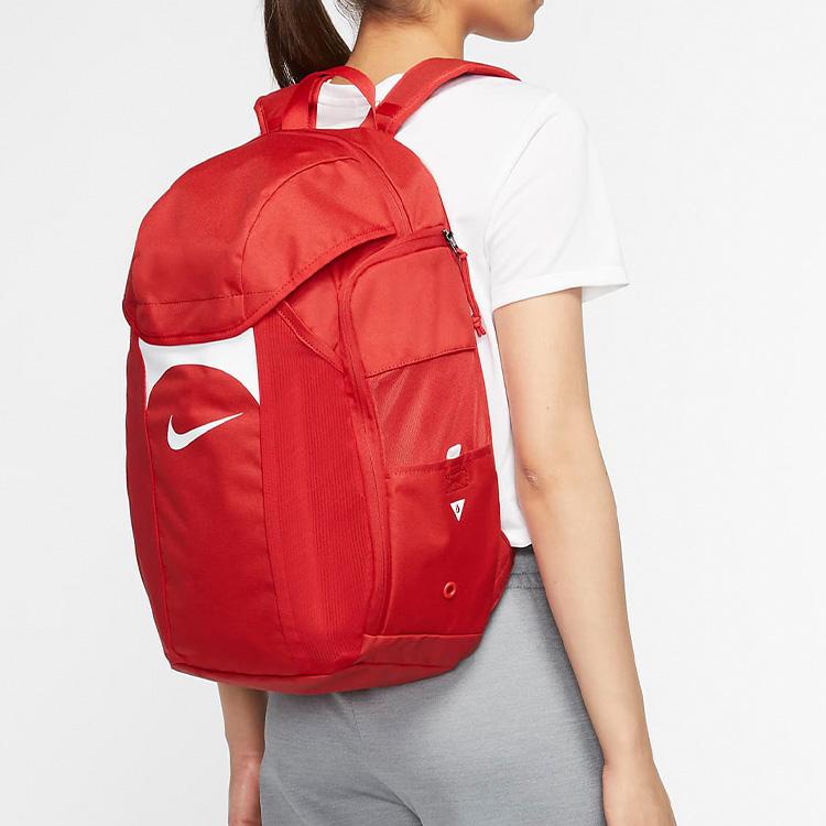Nike Nylon Backpack Regular Unisex Red Casual DV0761-657