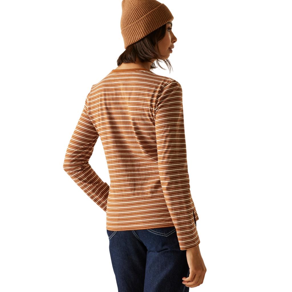 Regatta Womens/Ladies Federica Stripe Long-Sleeved T-Shirt