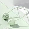 Portable USB Neck Fan: Silent, Leafless, Foldable, Mini Pocket Device for Outdoor Use