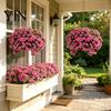 Fiori Artificiali da Giardino Resistenti ai Raggi UV Petunie, Fiori Finti da Esterno per Patio Portico Vasi Appesi, Piante Realistiche Decorazione Interna