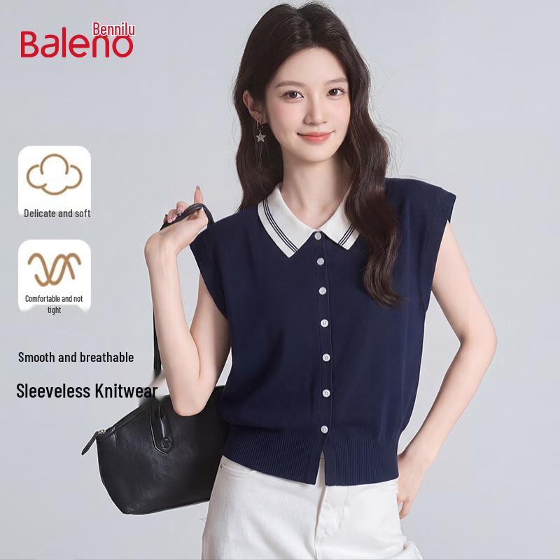 Baleno Women s Sleeveless Knit Cardigan M