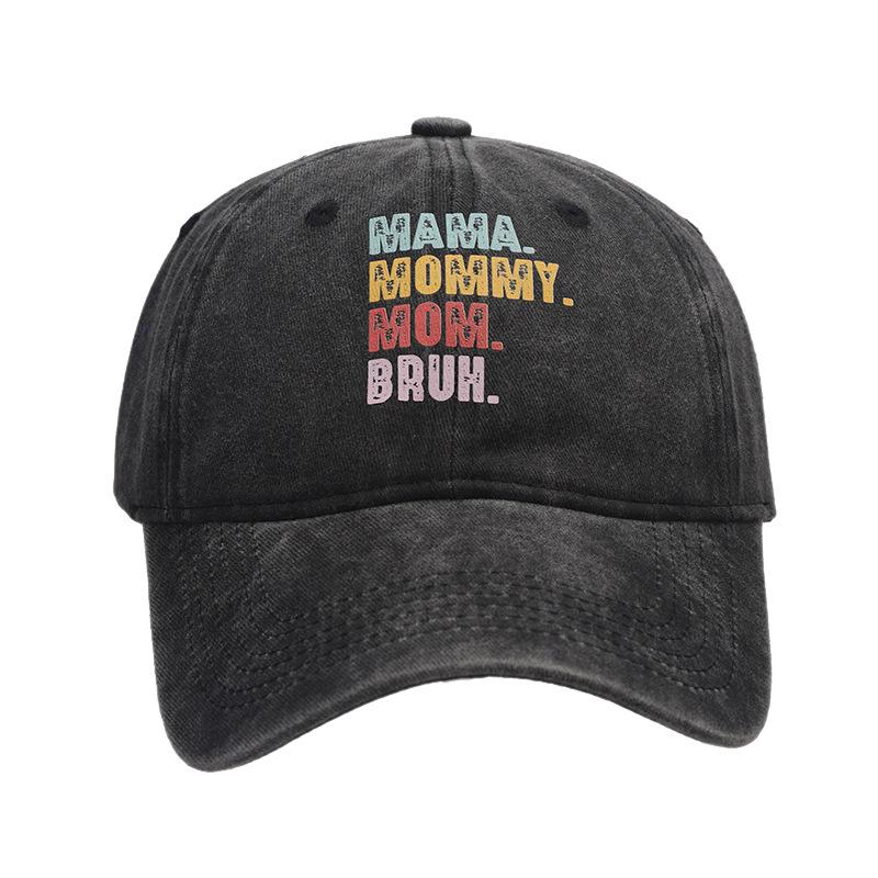 European and American new personalized letter hot stamping baseball cap men's hat women's trendy fashion versatile cap outdoor sun hat
