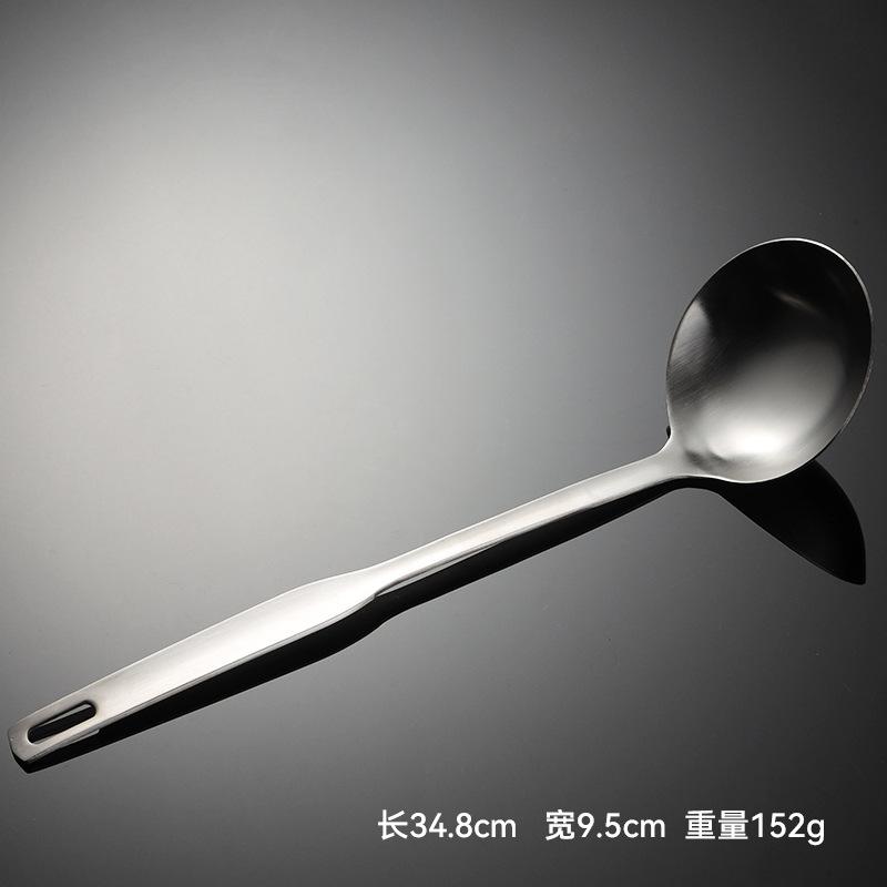 Nemagnetická nerezová ocelová vertikální plochá rukojeť, sada špachtle a lžíce, hrnec, dárková lžíce na smažení, horký hrnec, polévka, cedník