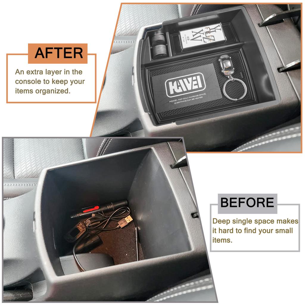 SixthSmoy Dla Hyundai Kona 2018 2019 2020 2025 2025 2025 Akcesoria Organizer Konsoli Środkowej, Wkładka Tacka Schowek Podłokietnika