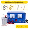 Small Jewelry Electroplating Tool 15V 10A, Mini Metal Plating Equipment for Gold Silver Steel Aluminum Jewelry Making & Goldsmith Craft