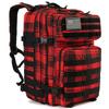 45L Taktischer Fitnessrucksack für Herren Damen Outdoor Training Molle Survival Tasche Wander Rucksack Trekking Camping Rucksack