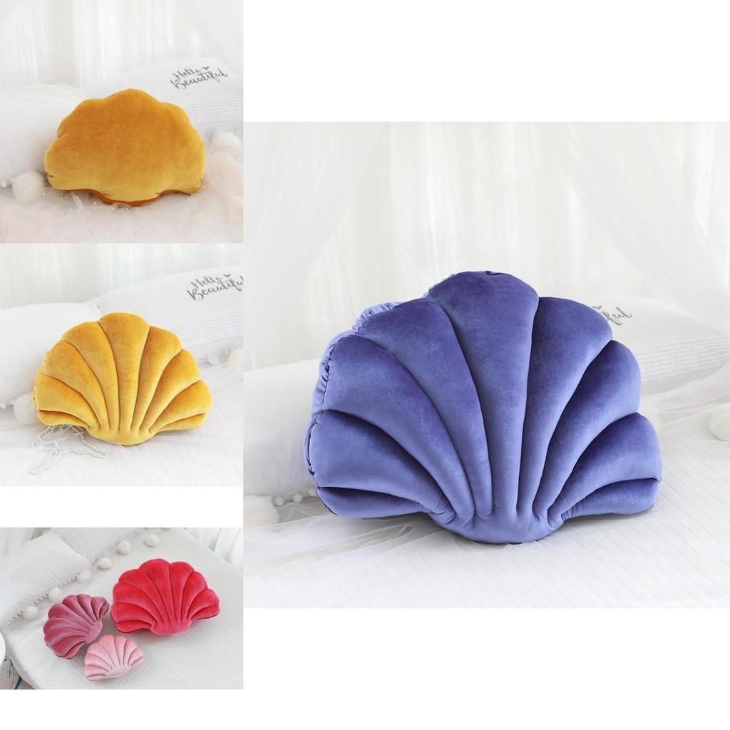 Cute Seashell Shaped Pillow For Easy Or Sea Theme Home Decor
