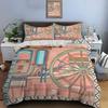 Retro Horse Harnes Art Print Beding Set Soft Duvet Cover 1 Soft Duvet Cover 2 Pilowcases Adult People plus Children Beding Set High-End Premium Gifts